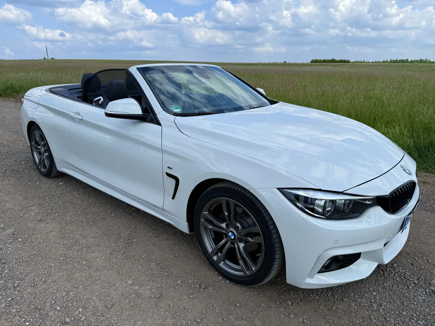 BMW 420 420i Cabrio Aut, M Sport, AHK, HK, LED, LRH, TOP Beyaz - 2