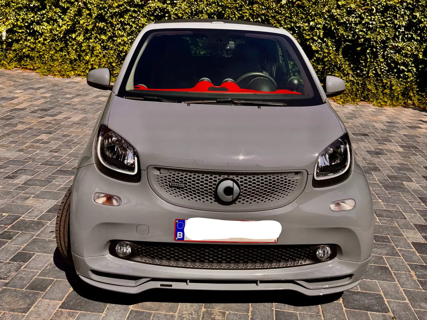 smart brabus Fortwo Cabrio Brabus 0.9 Turbo Xclusive DCT Gri - 1