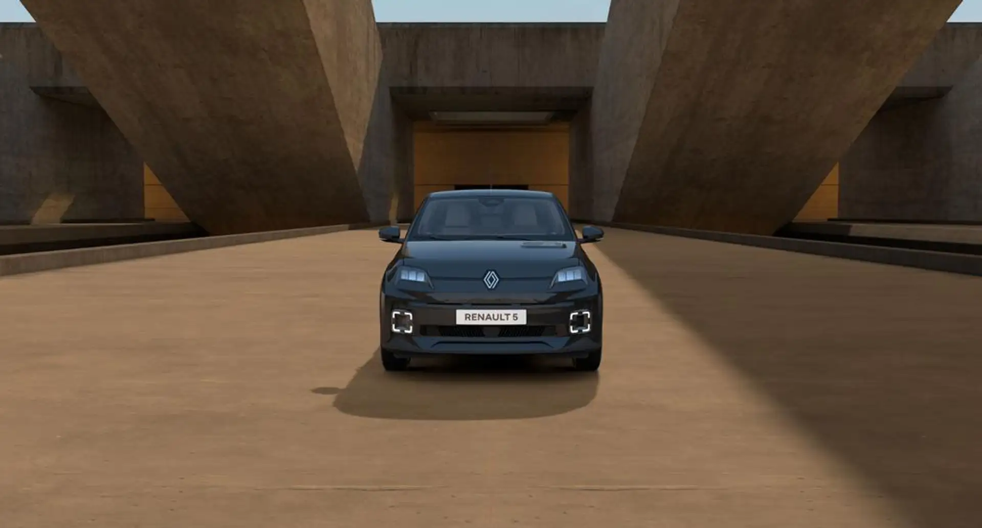 Renault R 5 enault E-Tech Five urban range 95cv Schwarz - 2