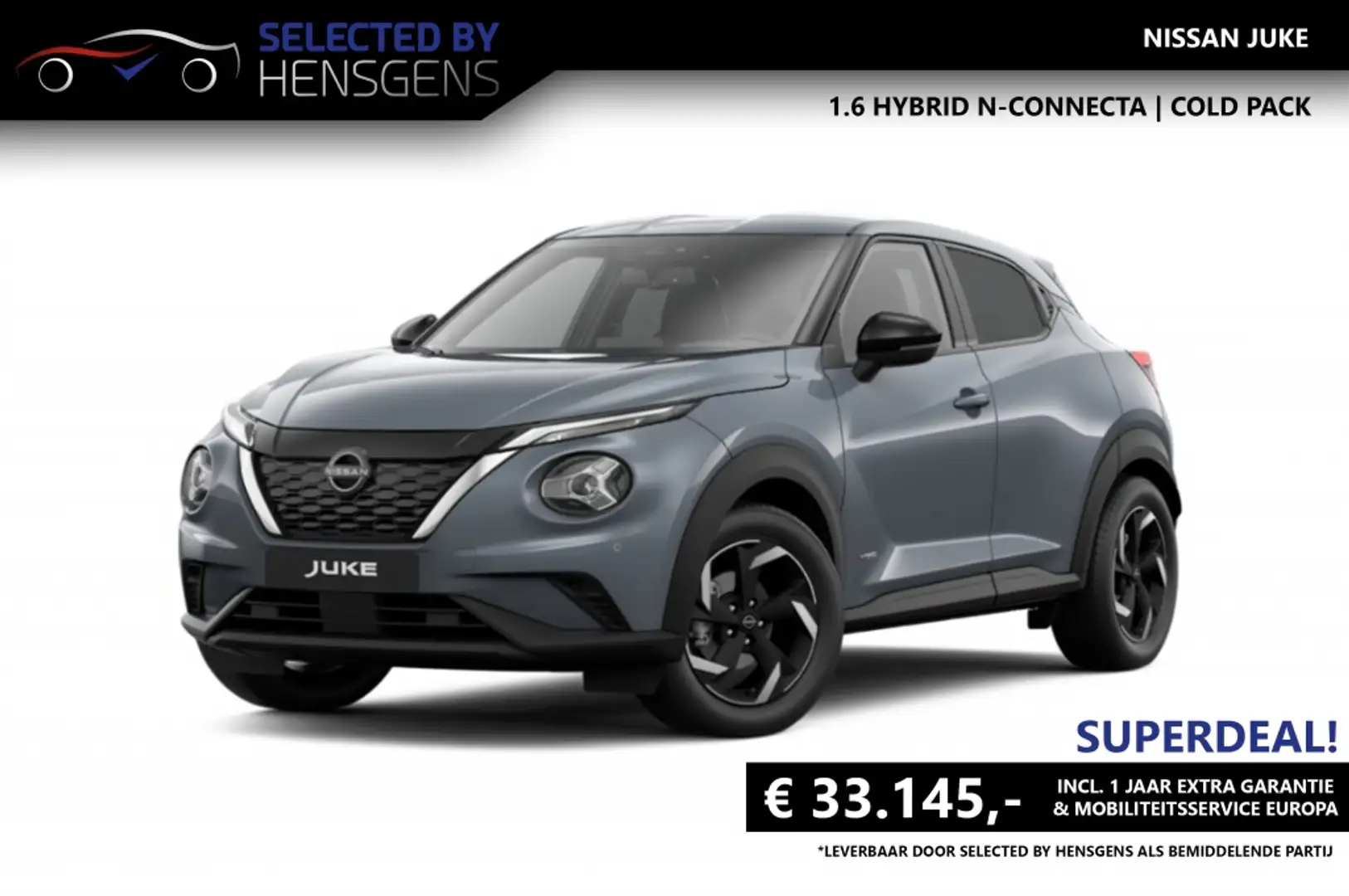 Nissan Juke 1.6 Hyb. N-Connecta | Cold Pack Wit - 1