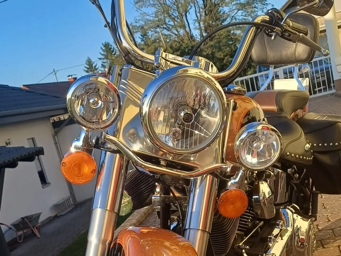 Harley-Davidson Heritage Softail 105 Jahre Sondermodell Orange - 2