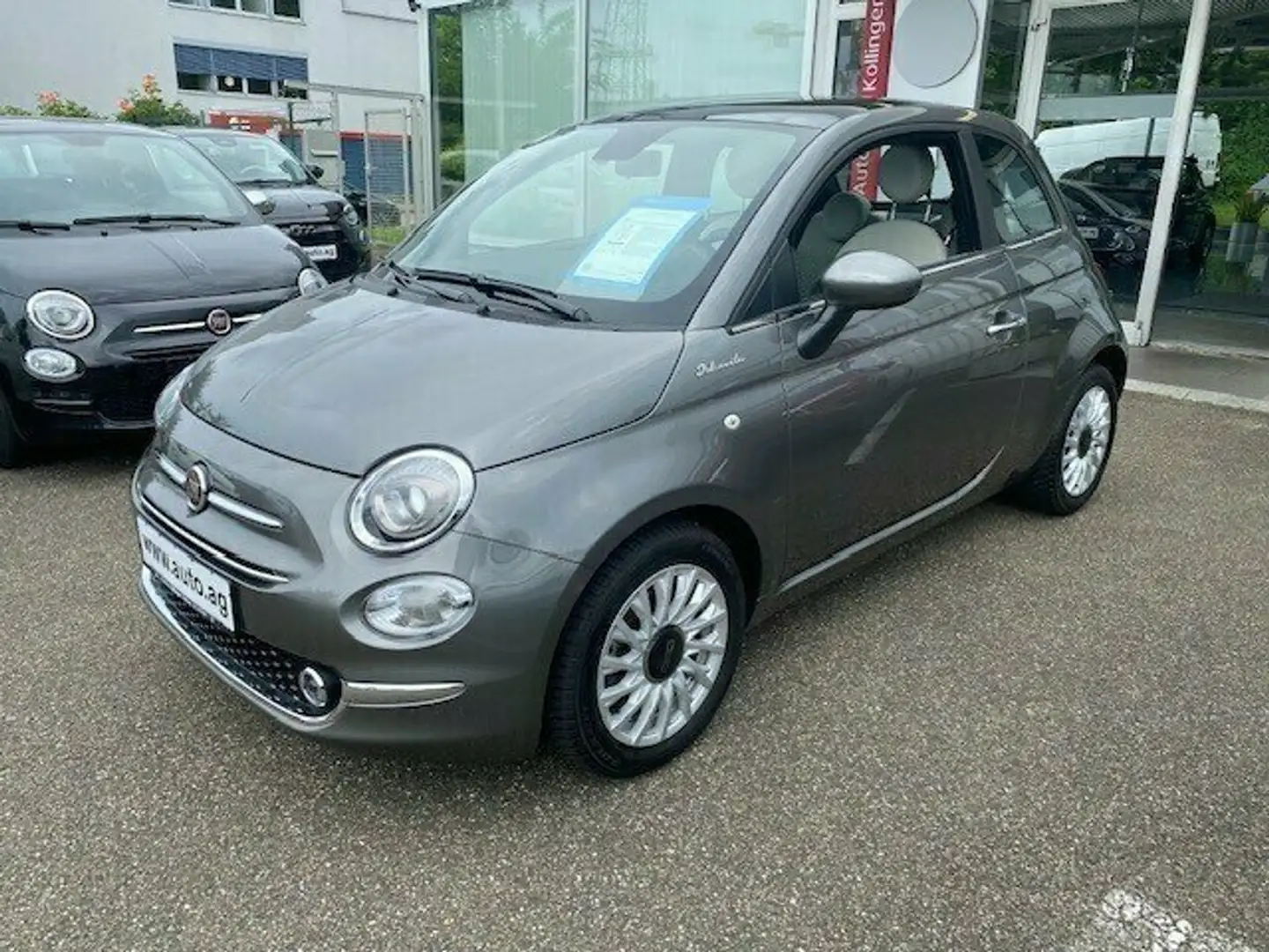 Fiat 500 1.0 DOLCEVITA PANO*NAVI*PDC Gris - 2