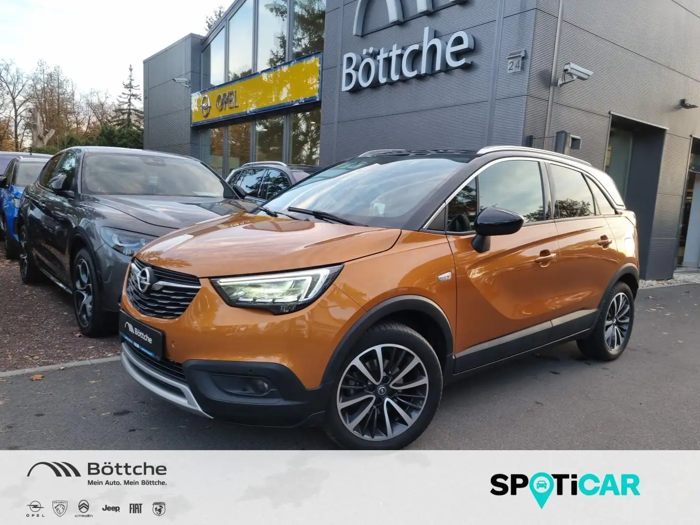 Opel Crossland 1.2 Ultimate LED/Navi/SHZ/HUD/180°Kamera Orange - 1