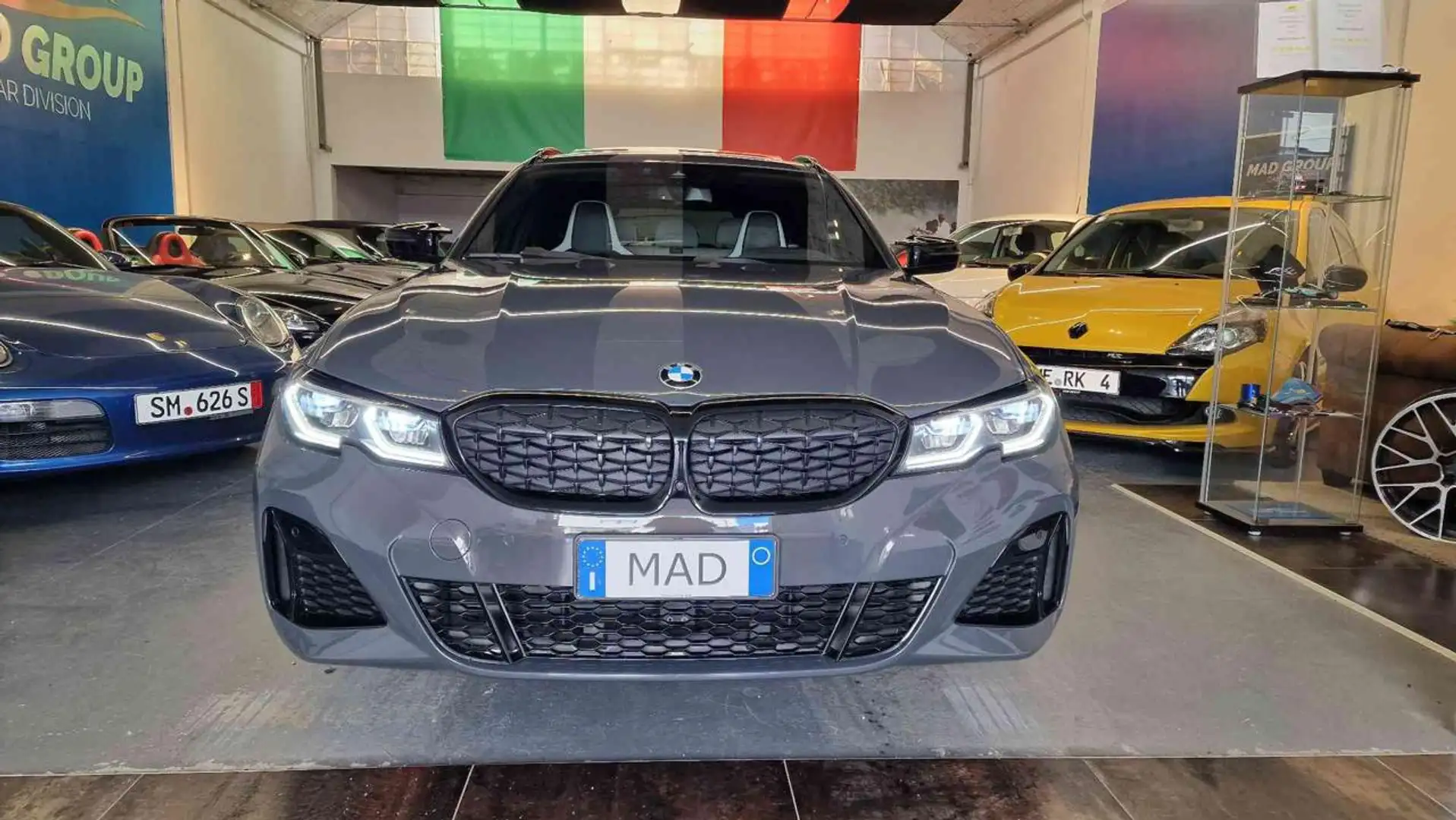 BMW 340 M 340d 48V xDrive M-SPORT MSPORT TETTO! SEDILI M Grau - 2