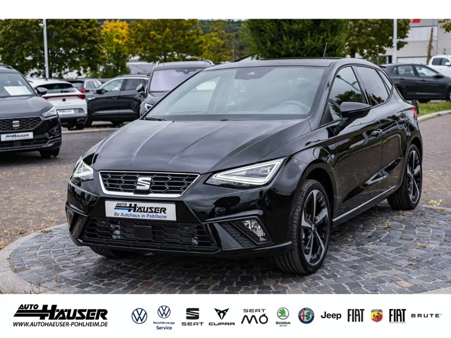 SEAT Ibiza FR 1.0 TSI DSG 18 ALU PANO VIRTUAL NAVI LED PDC FU Schwarz - 1