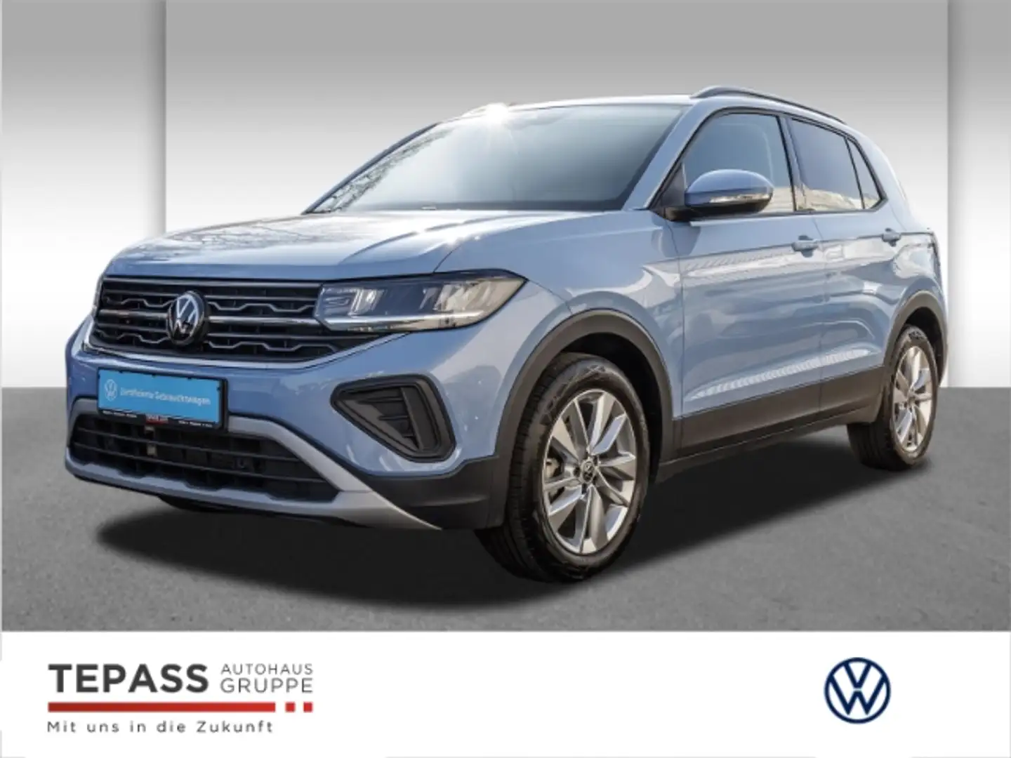 Volkswagen T-Cross 1.0 TSI Life NAVI KLIMA PDC LED AHK Blauw - 1