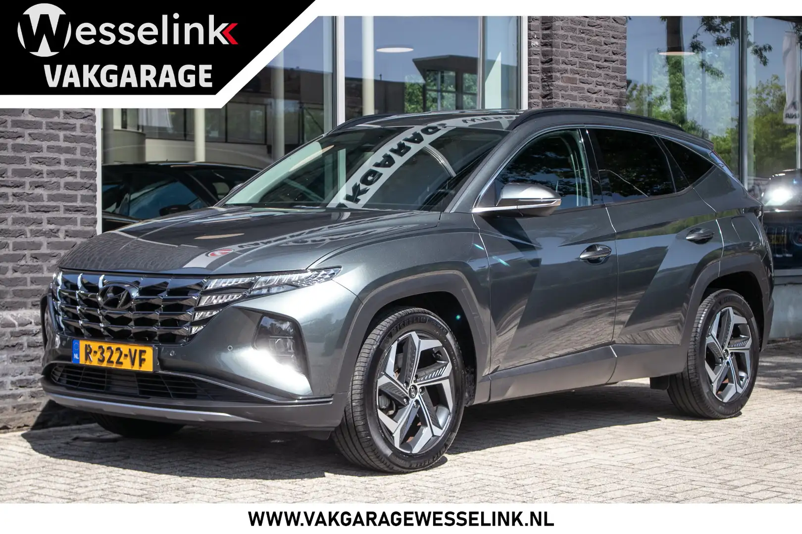 Hyundai TUCSON 1.6 T-GDI HEV Premium All-in rijklrprs | Leder | 1 Grau - 1
