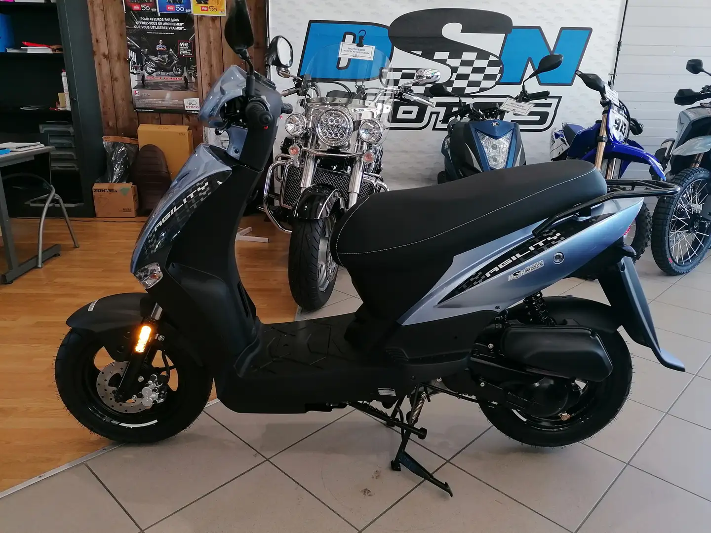 Kymco Agility 50 Albastru - 2