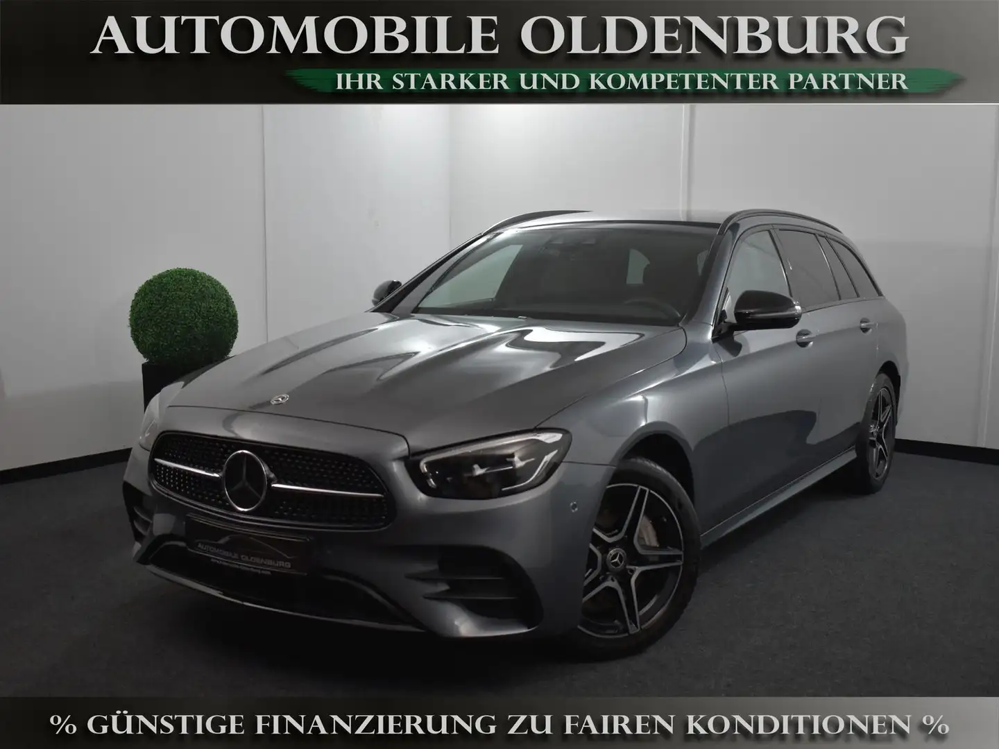 Mercedes-Benz E 300 de 4MATIC AMG *Distro+*AHK*HUD*Night*DAB+* Gris - 1