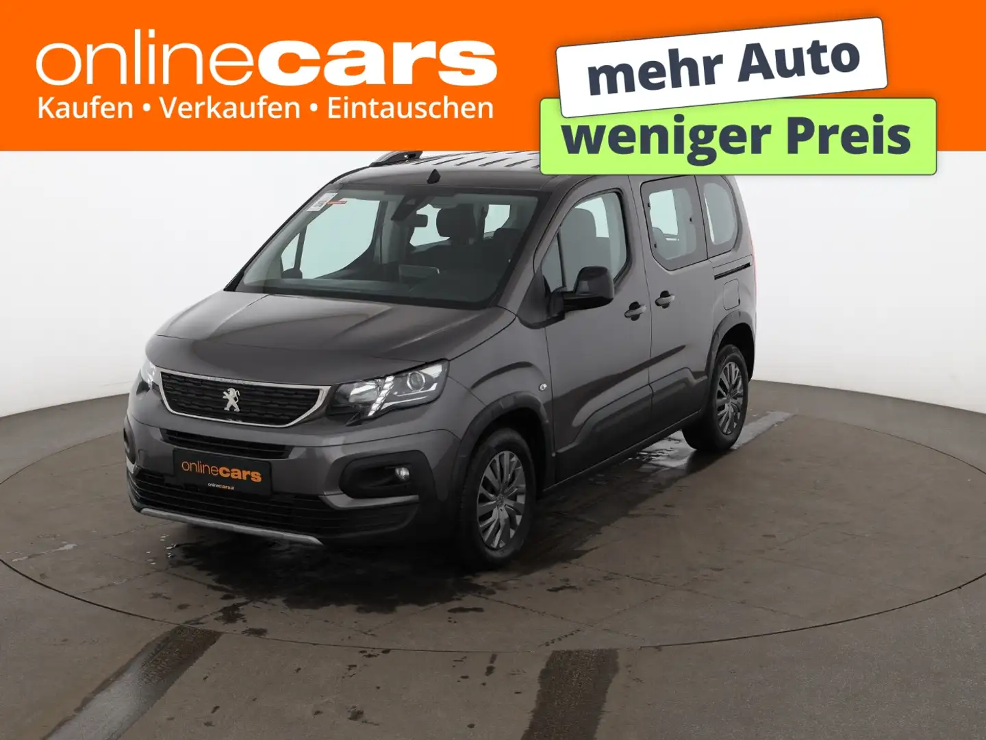 Peugeot Rifter 1.5 BlueHDi 100 L1 Allure AHK NAVI TEMP Grau - 1