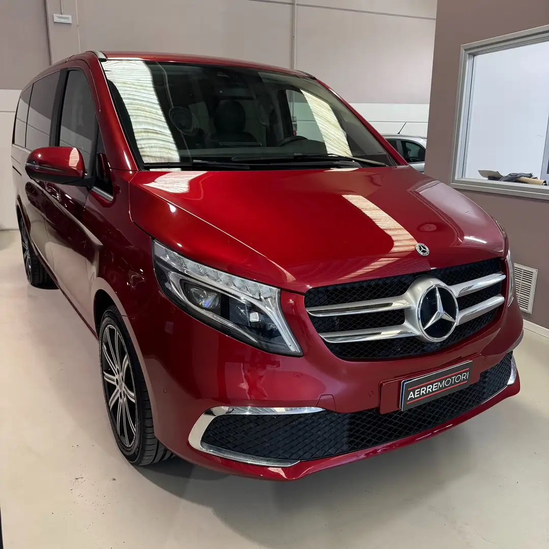 Mercedes-Benz V Classe V 250d Premium Long 4matic Tetto IVA COMPRE Červená - 2