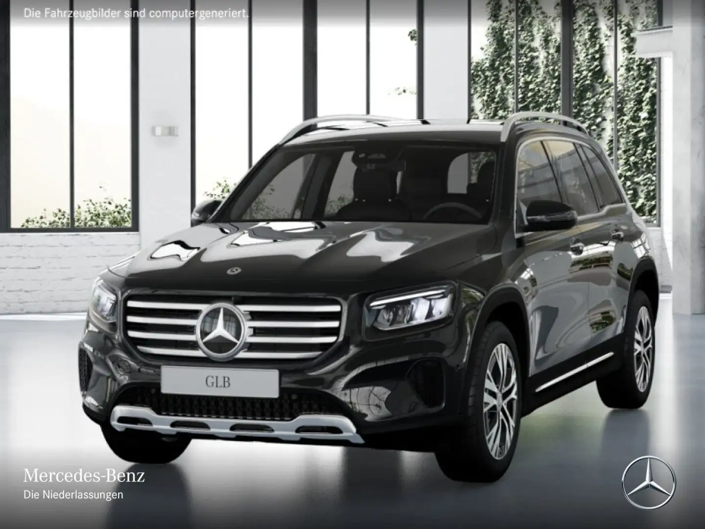 Mercedes-Benz GLB 200 PROGRESSIVE+360°+AHK+LED+TOTW+KEYLESS+7G Negro - 2