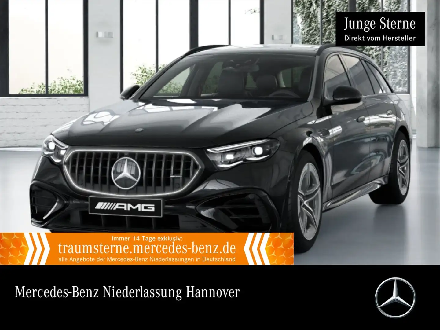 Mercedes-Benz E 53 AMG T 4M Hybrid Fahrass 360° Pano Distr. HUD Noir - 1