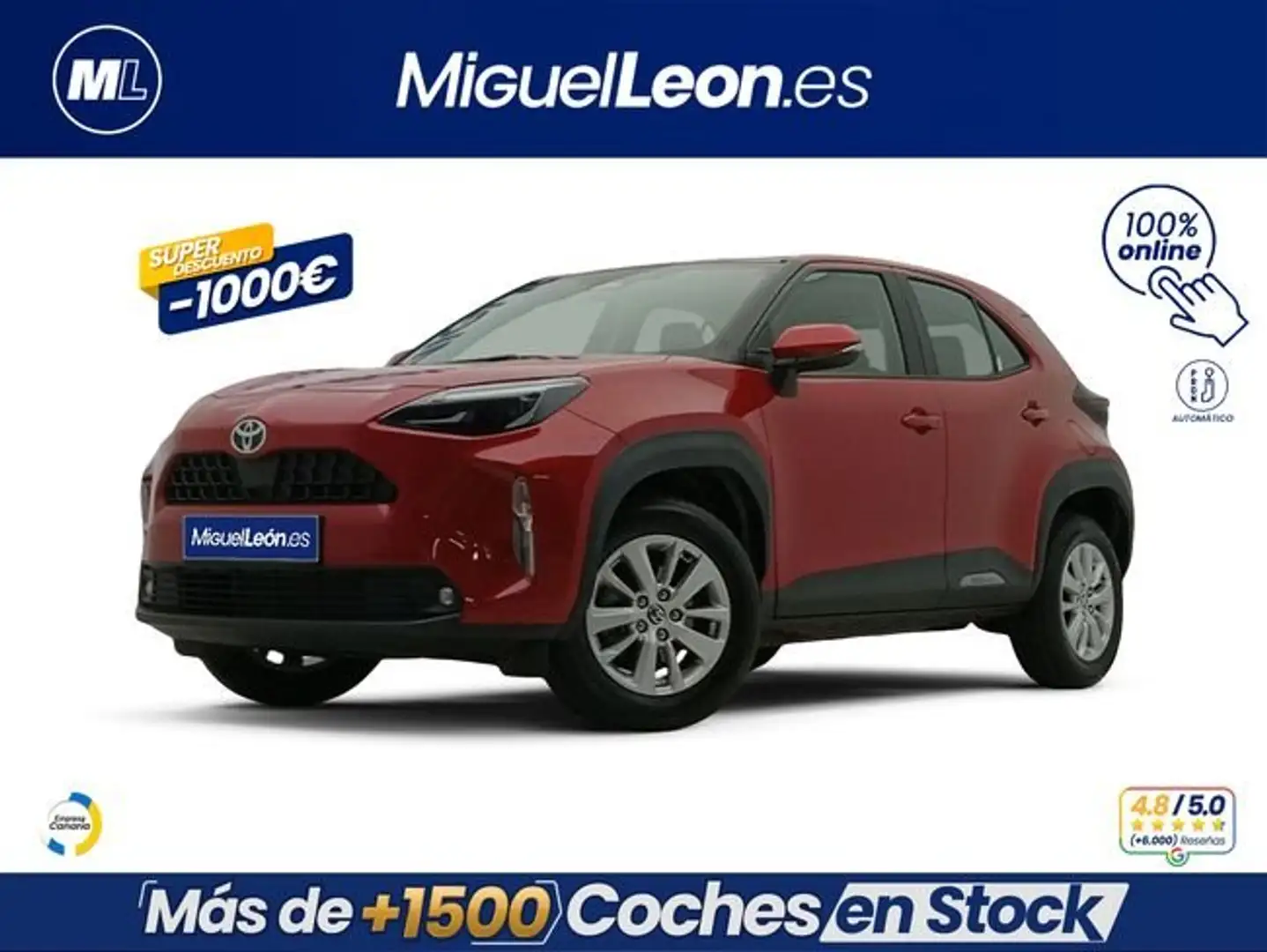 Toyota Yaris Cross 1.5 120H Active Plus Rojo - 1