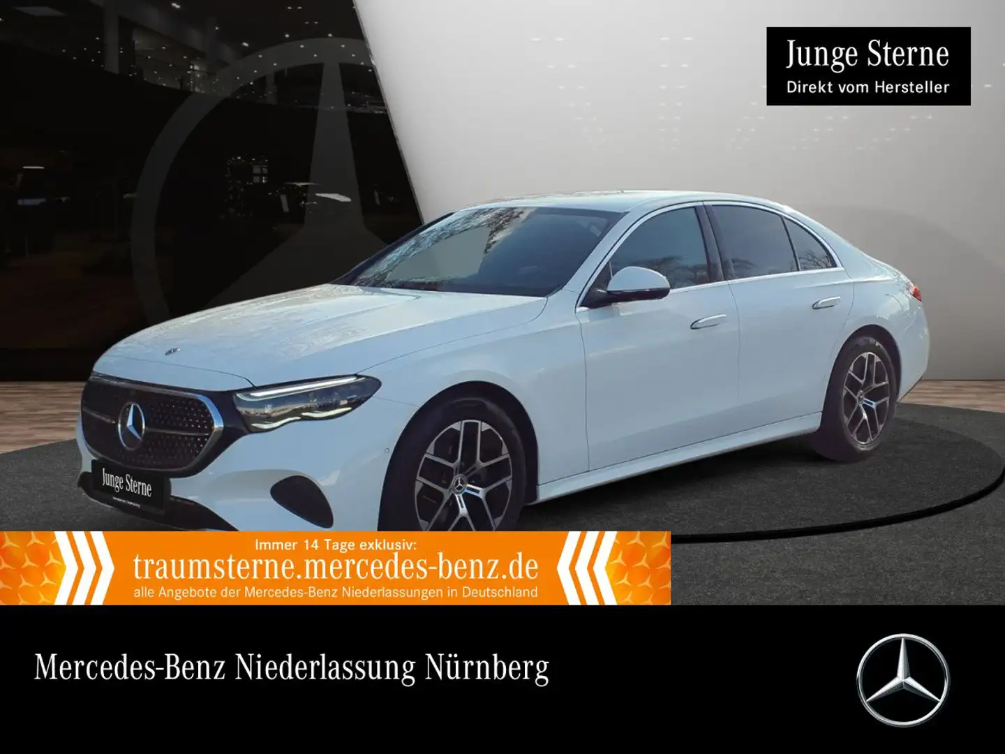 Mercedes-Benz E 200 Avantgarde 360° Distr. Spurhalt-Ass PTS 9G Blanco - 1