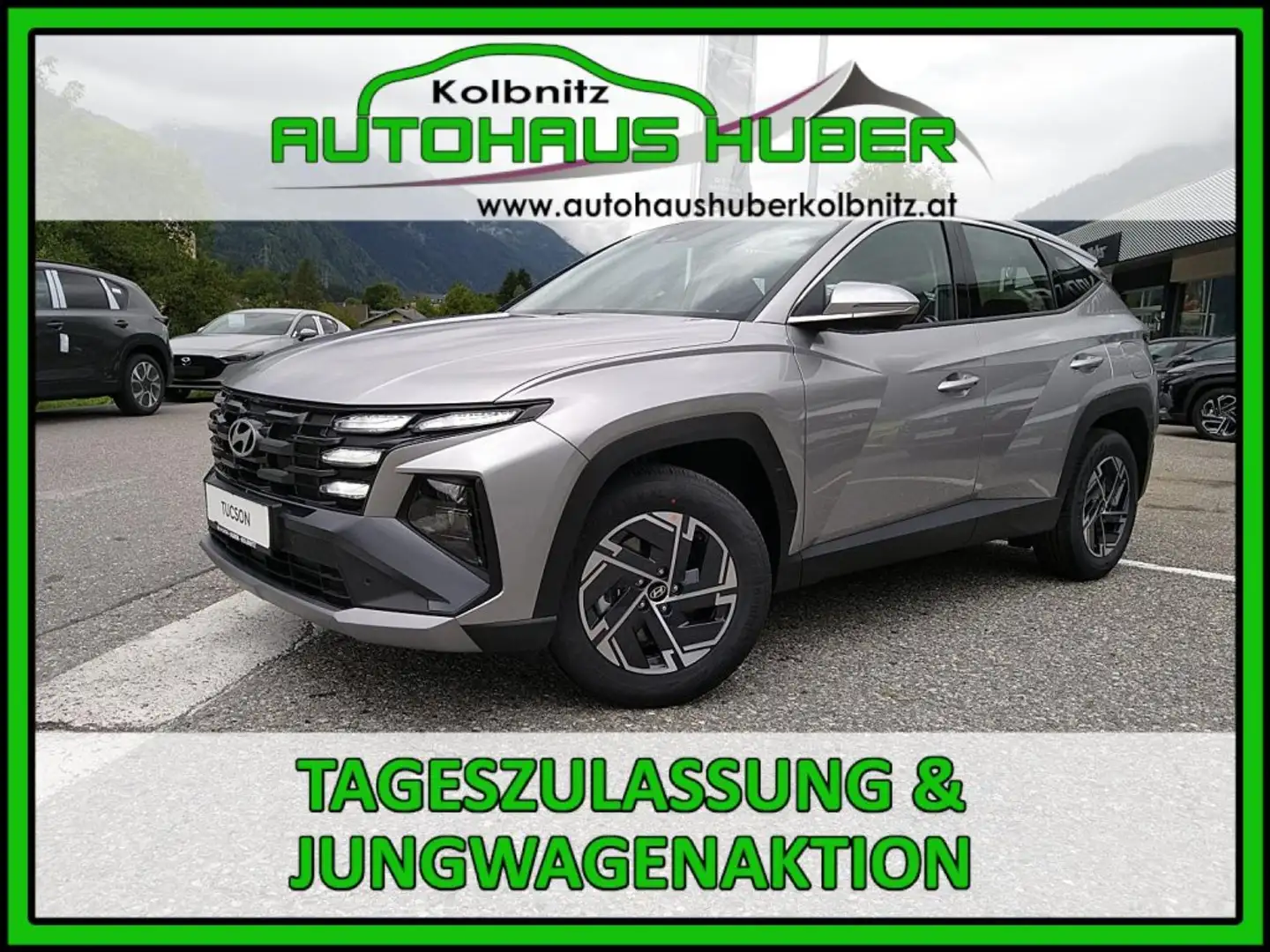 Hyundai TUCSON NX4 Smart Line 1,6 T-GDi 2WD Winterp. Klimaaut. Silber - 1