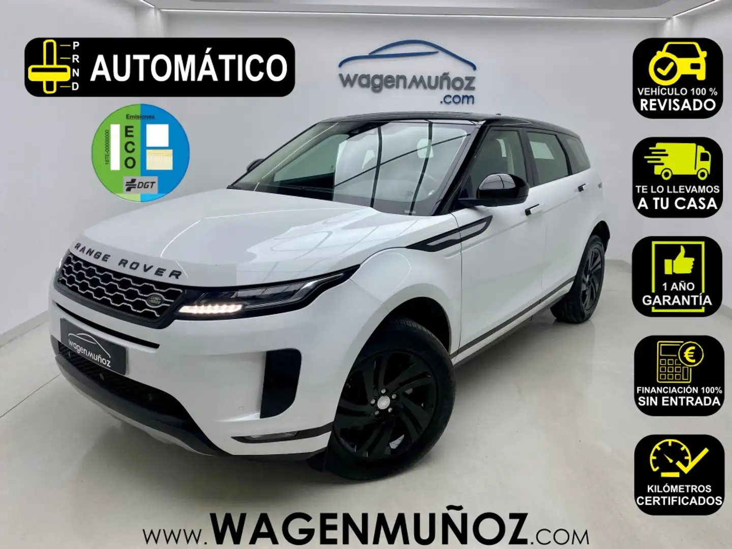 Land Rover Range Rover Evoque 2.0D MHEV S AWD Aut. 150 Blanc - 2
