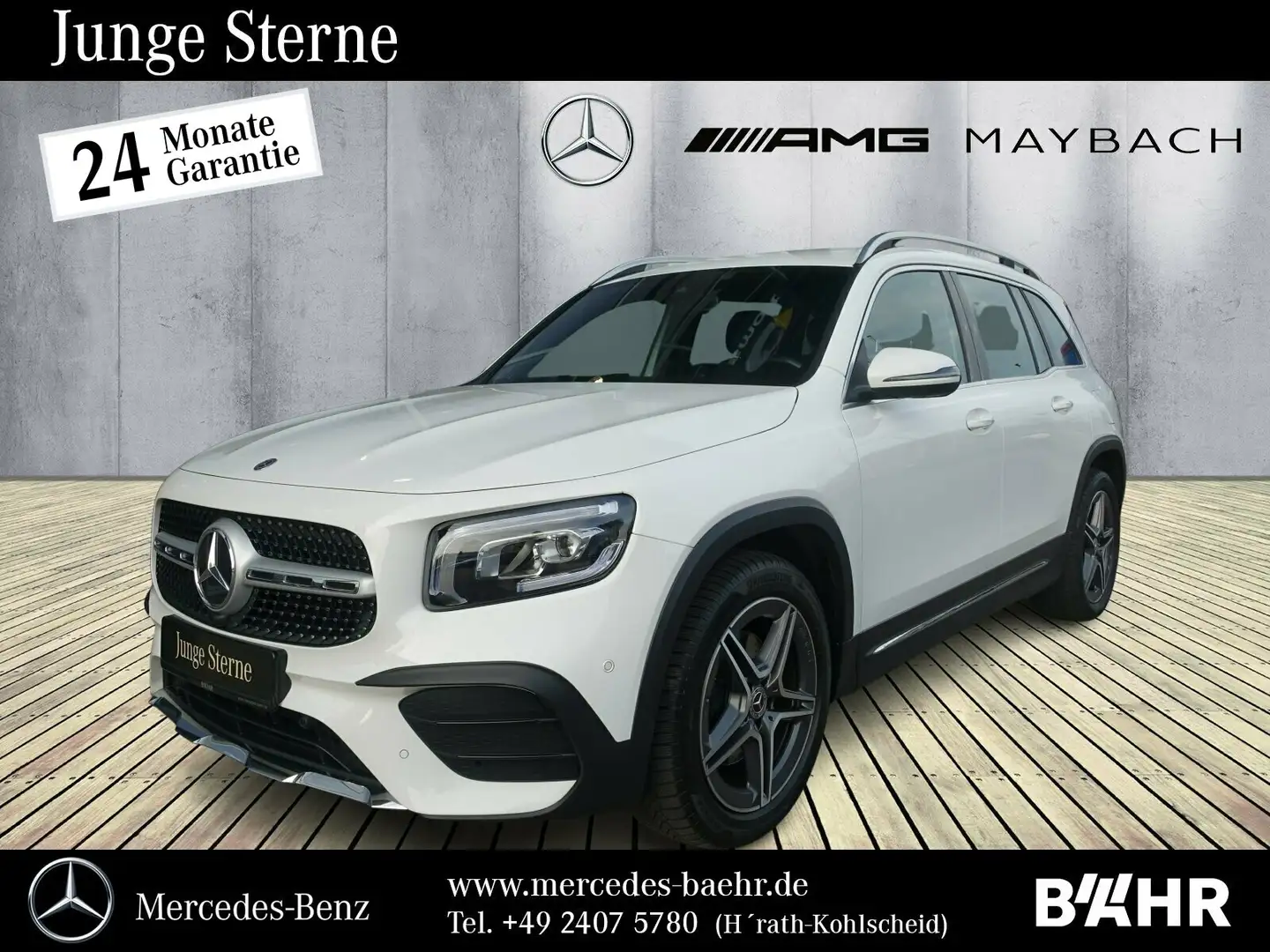 Mercedes-Benz GLB 200 GLB 200 d 4M AMG/MBUX/LED/Burmester/RFK/LMR-19" Weiß - 1