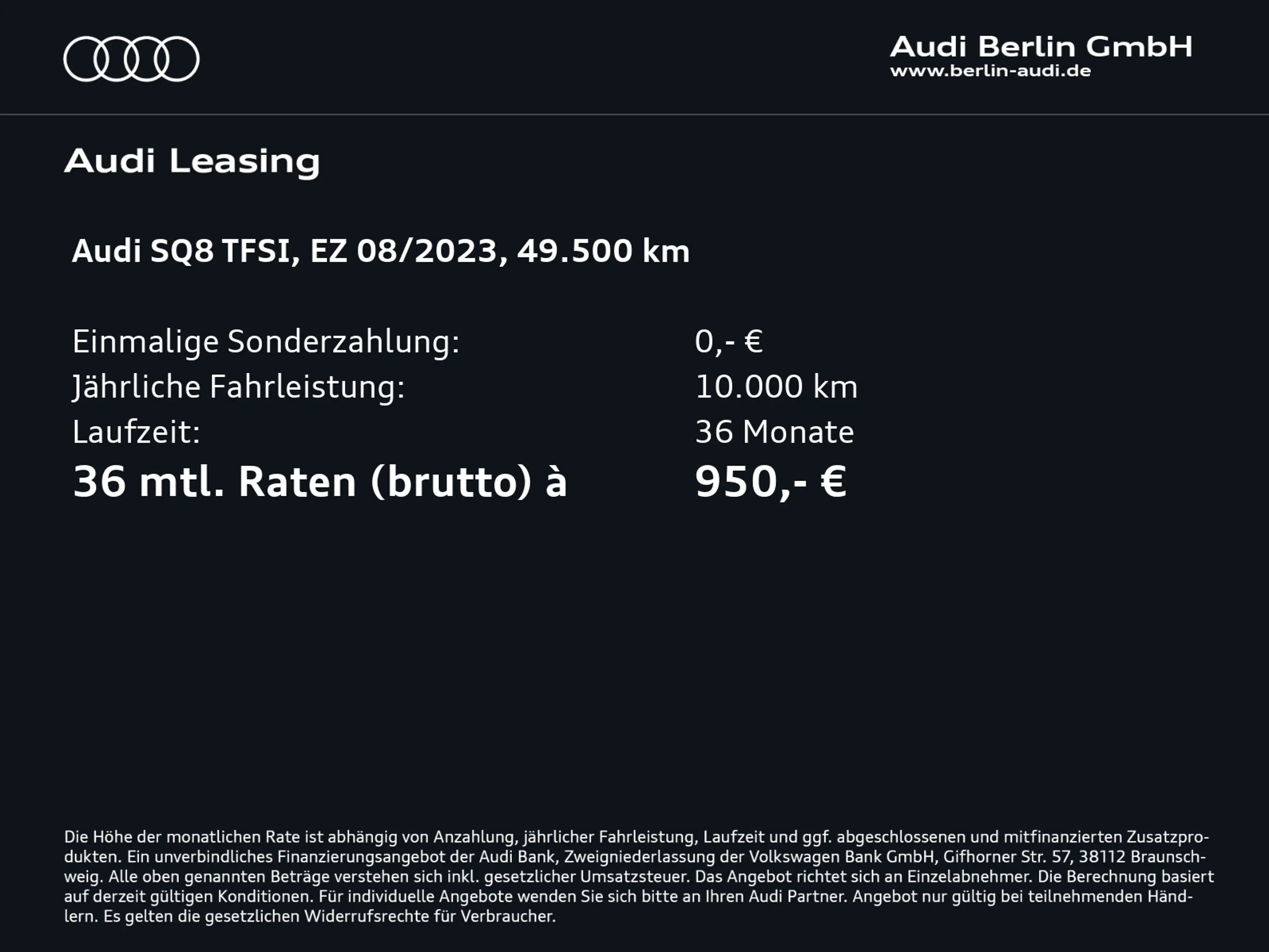 Audi SQ8 TFSI tiptr. STDHZG MATRIX RFK VIRTUAL B&O — photo 4