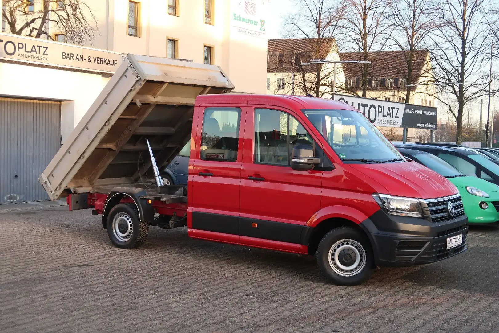 Volkswagen Crafter Pritsche 35 *3-SEITENKIPPER *7-SITZER Rot - 1