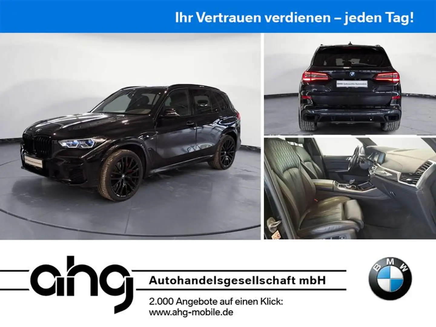 BMW X5 xDrive40d M Sportpaket Head-Up Laserlicht Pan Noir - 1