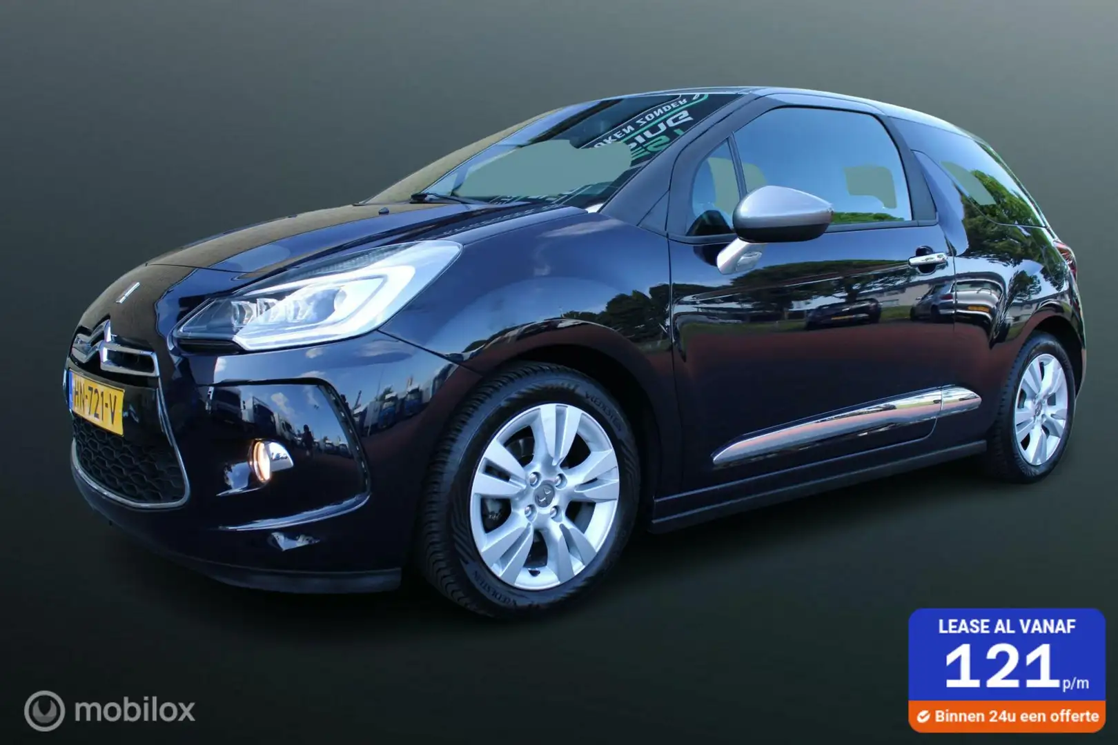 Citroen DS3 1.2 PureTech So Chic 110 PK, Automaat, Cruise, Pdc Фиолетовый - 1