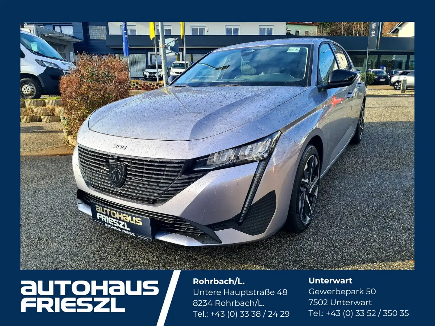 Peugeot 308 Hybrid 145 e-DSC6 Allure, TAGESZULASSUNG! Grau - 1