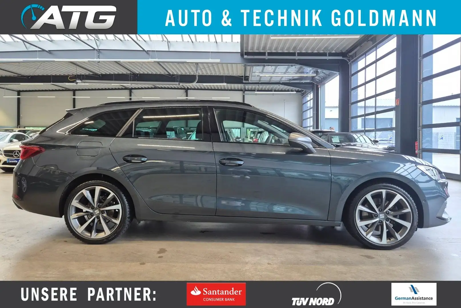 SEAT Leon LEON FR SPORTSTOURER SHZ CAMERA NAVI LED ACC AHK Grey - 1
