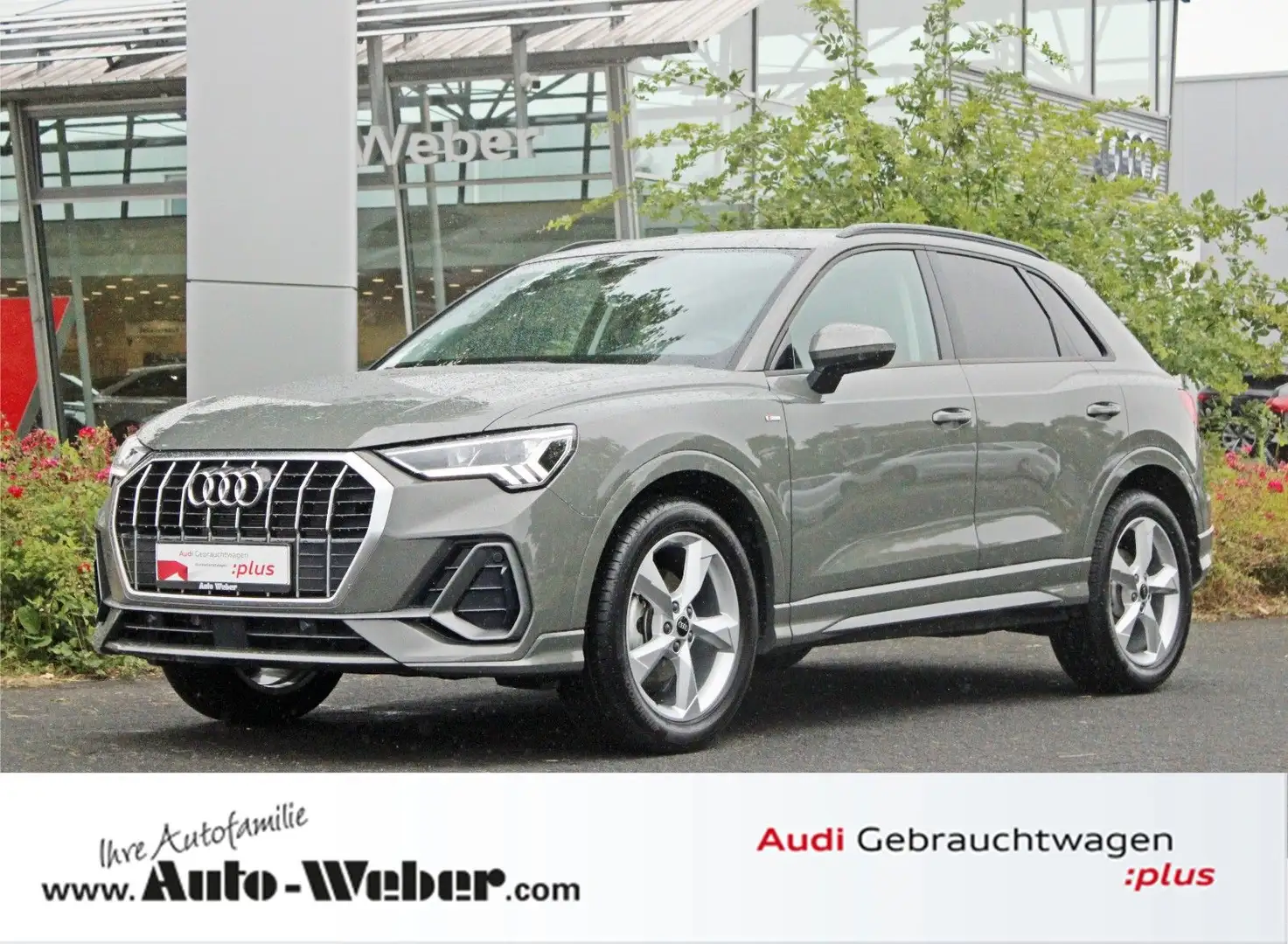 Audi Q3 35TFSI S-tronic S LINE STANDHZ AHK NAV+ SMART Grau - 1