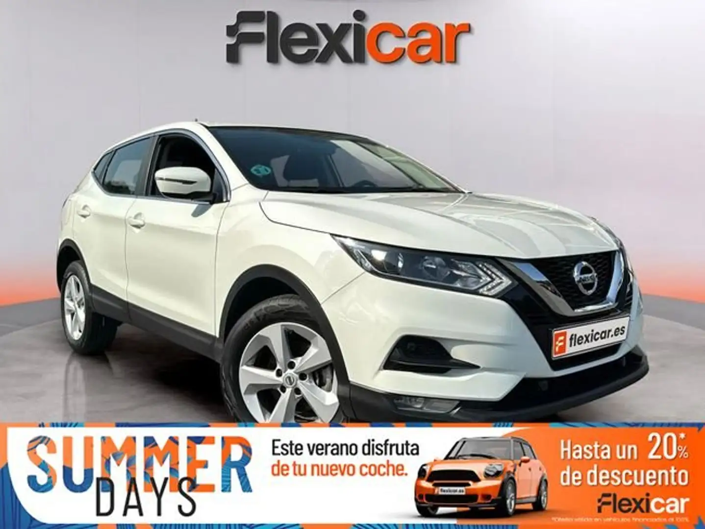 Nissan Qashqai dCi+85+kW+%28115+CV%29+E6D+DCT+ACENTA Blanc - 1