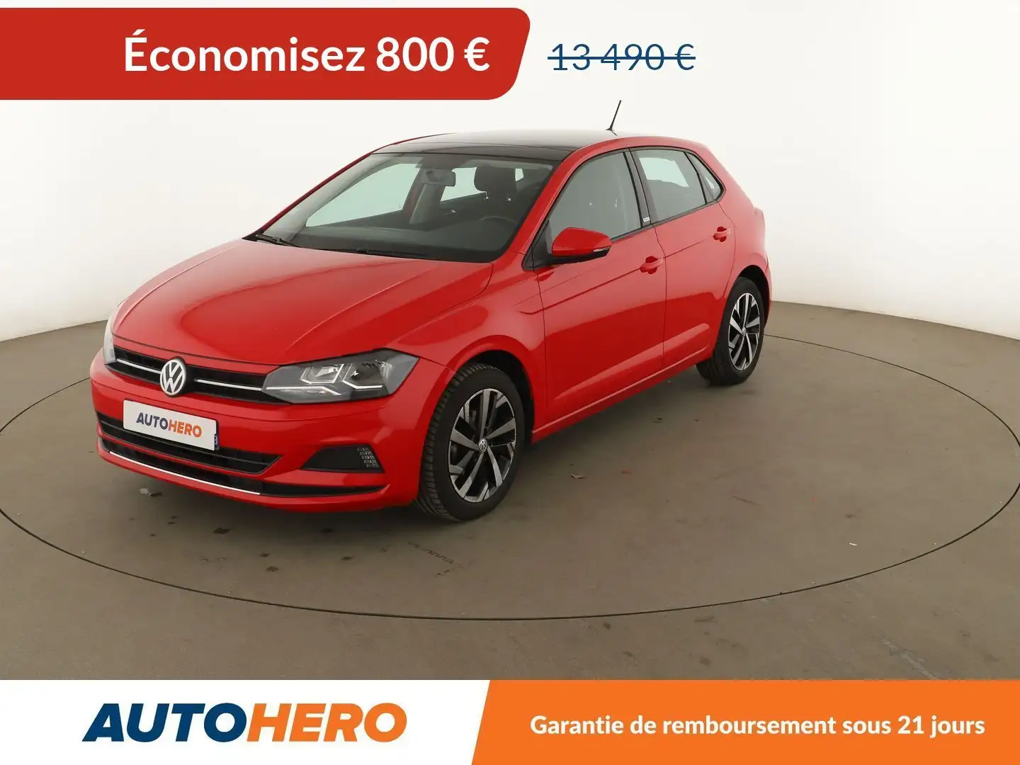 Volkswagen Polo 1.0 Connect Rouge - 1