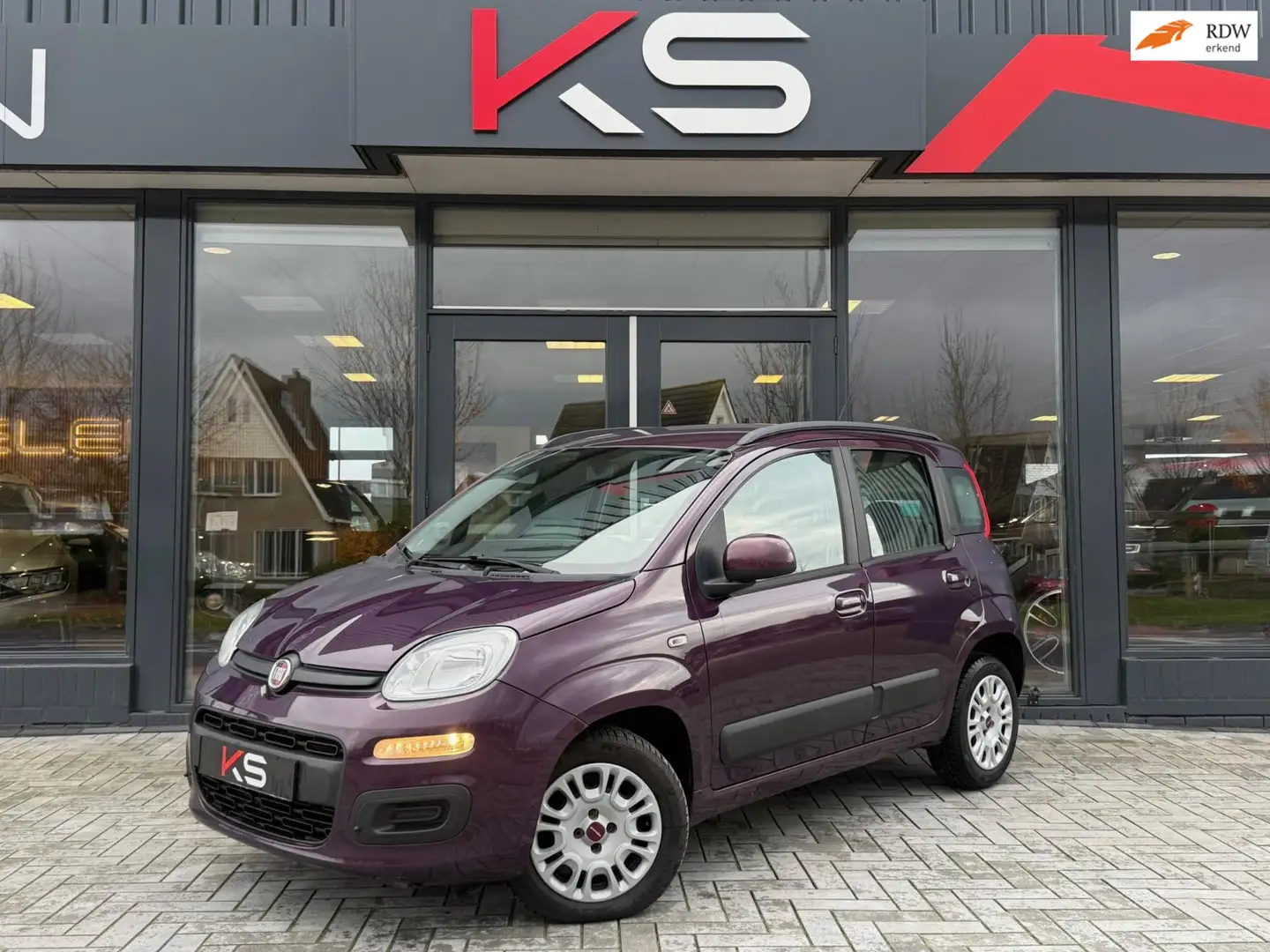 Fiat Panda 0.9 TwinAir Lounge Automaat Pdc 1e eigenaar Mauve - 1