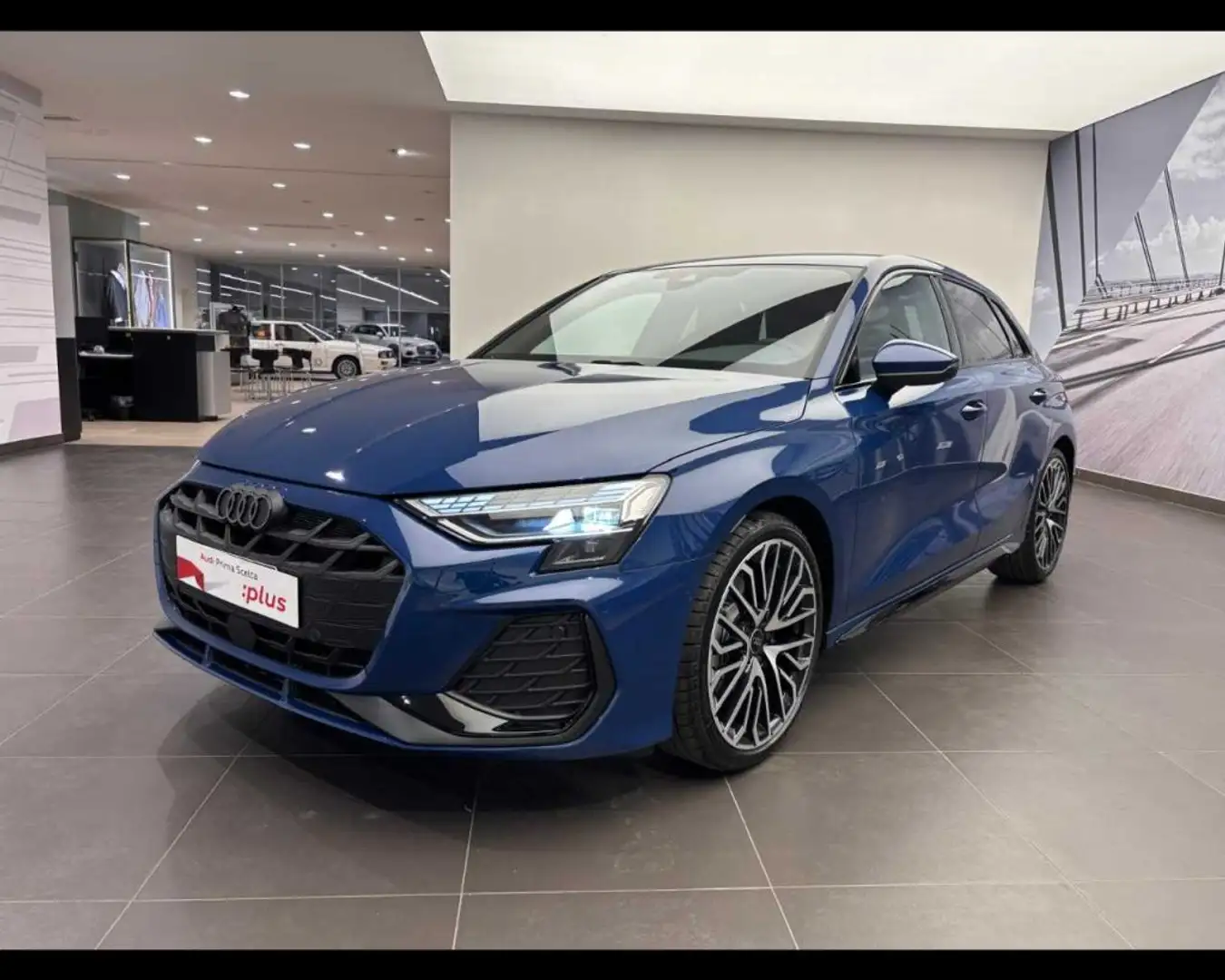 Audi A3 Sportback S line edition 35 TDI  110(150) kW(CV Bleu - 1