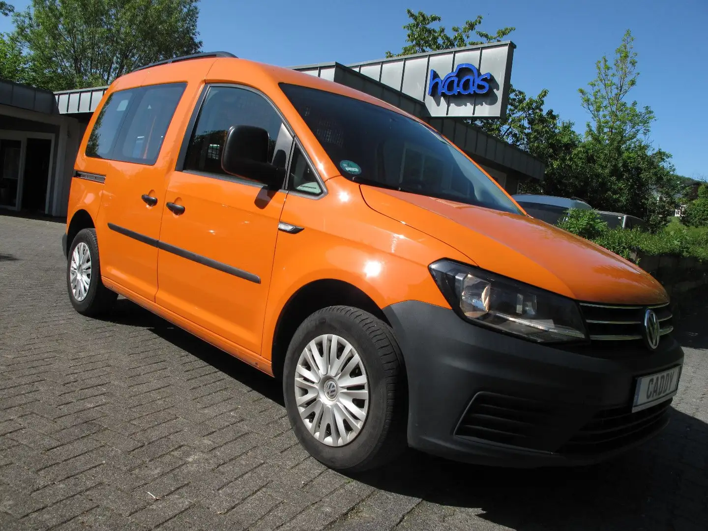 Volkswagen Caddy Nfz Kasten EcoProfi BMT AHK Heckflügel 1HD Orange - 1