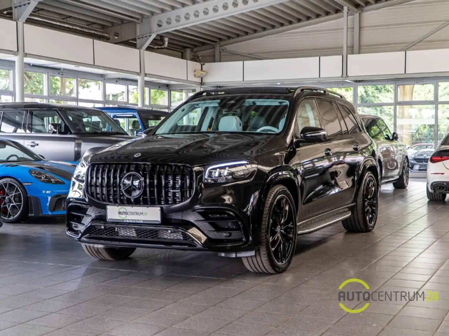 Mercedes-Benz GLS 450 d 63 AMG-Umbau 7-Sitzer Tiffany Pano AHK Чорний - 2