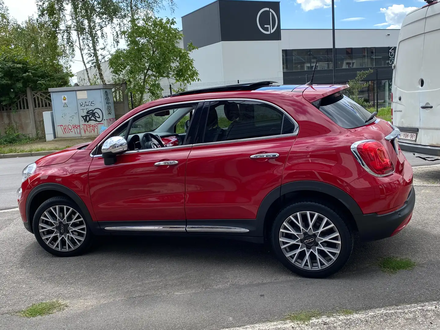 Fiat 500X 1.4 MultiAir Cross Plus DCT TOIT OUVRANT CAMERA Red - 2