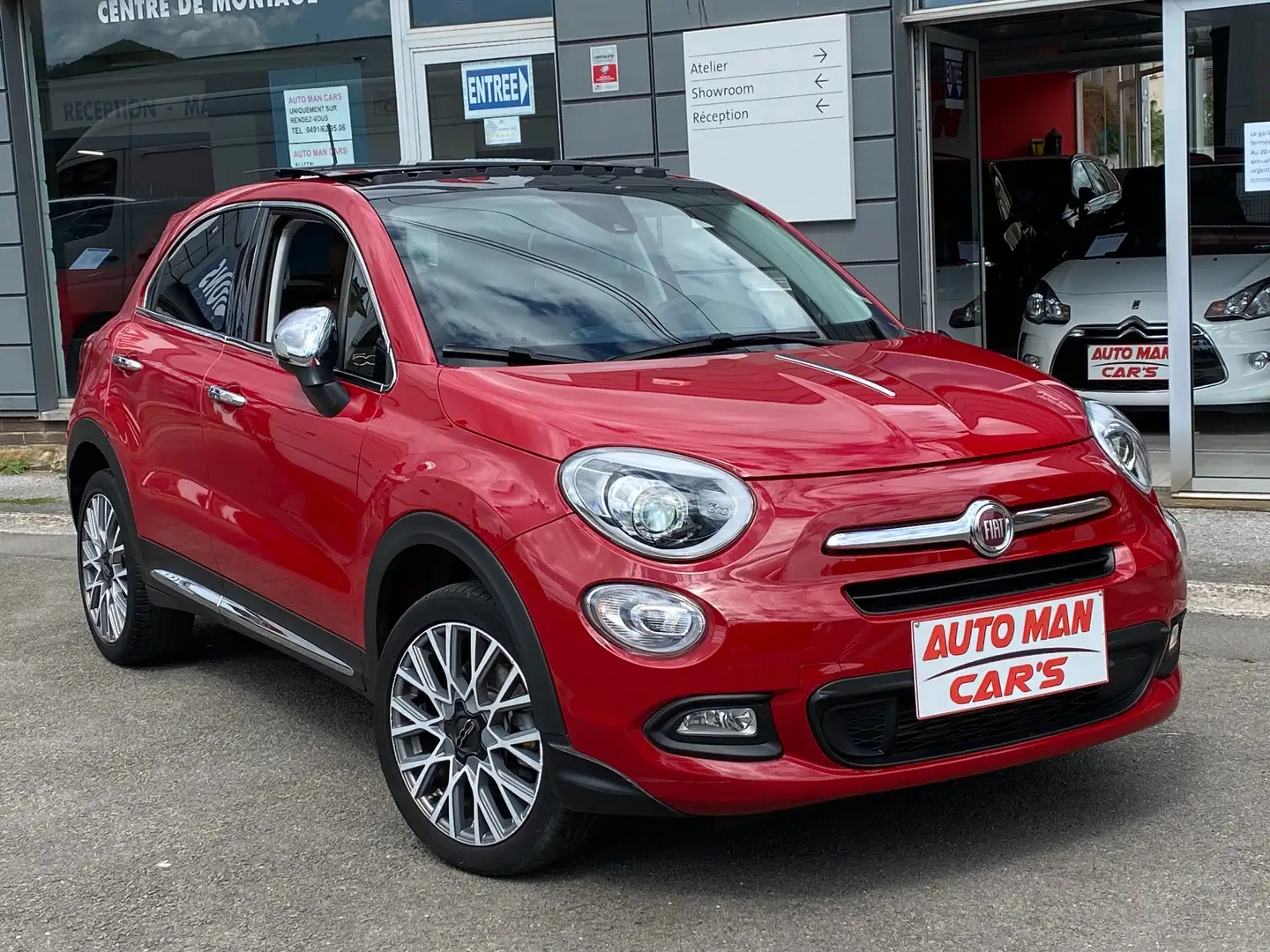 Fiat 500X 1.4 MultiAir Cross Plus DCT TOIT OUVRANT CAMERA Red - 1