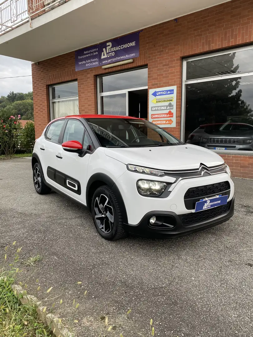 Citroen C3 C3 III 2017 1.2 puretech Shine s Bianco - 1
