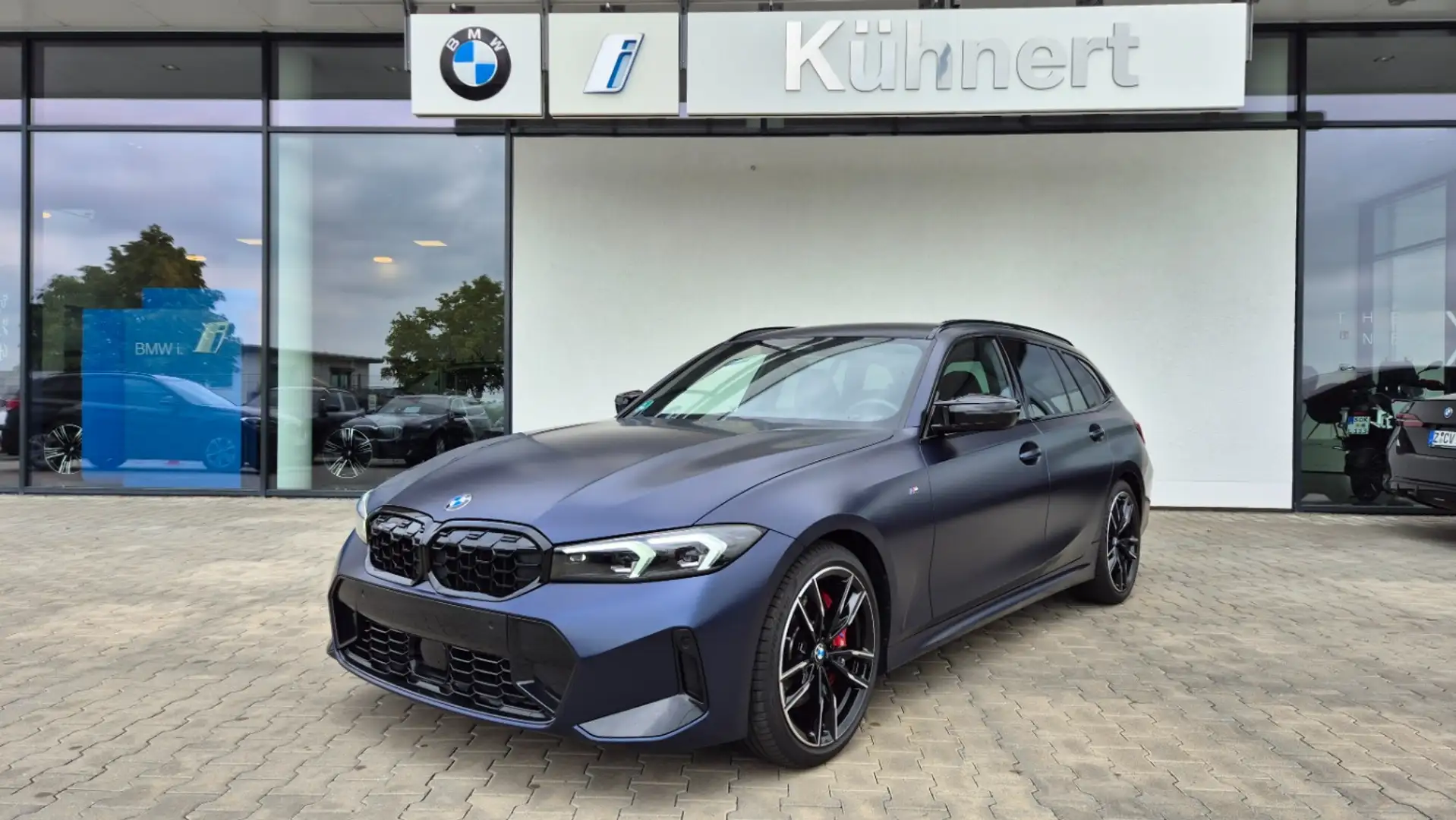 BMW 340 Mi xDrive Touring AHK/Standheiz/Hifi H&K/HUD Modrá - 1