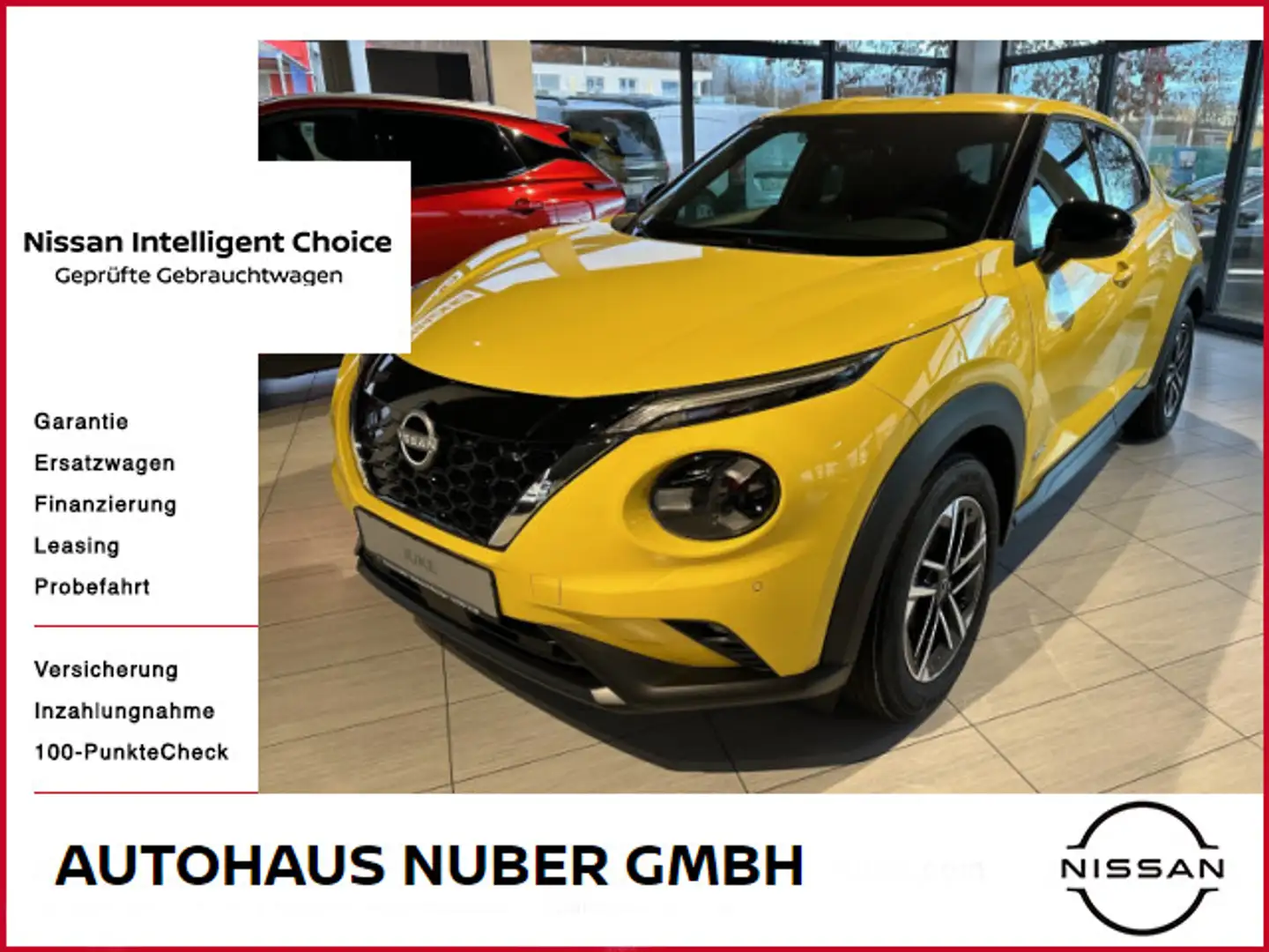 Nissan Juke 1,6 Hybrid N-Connecta Automatik Geel - 1