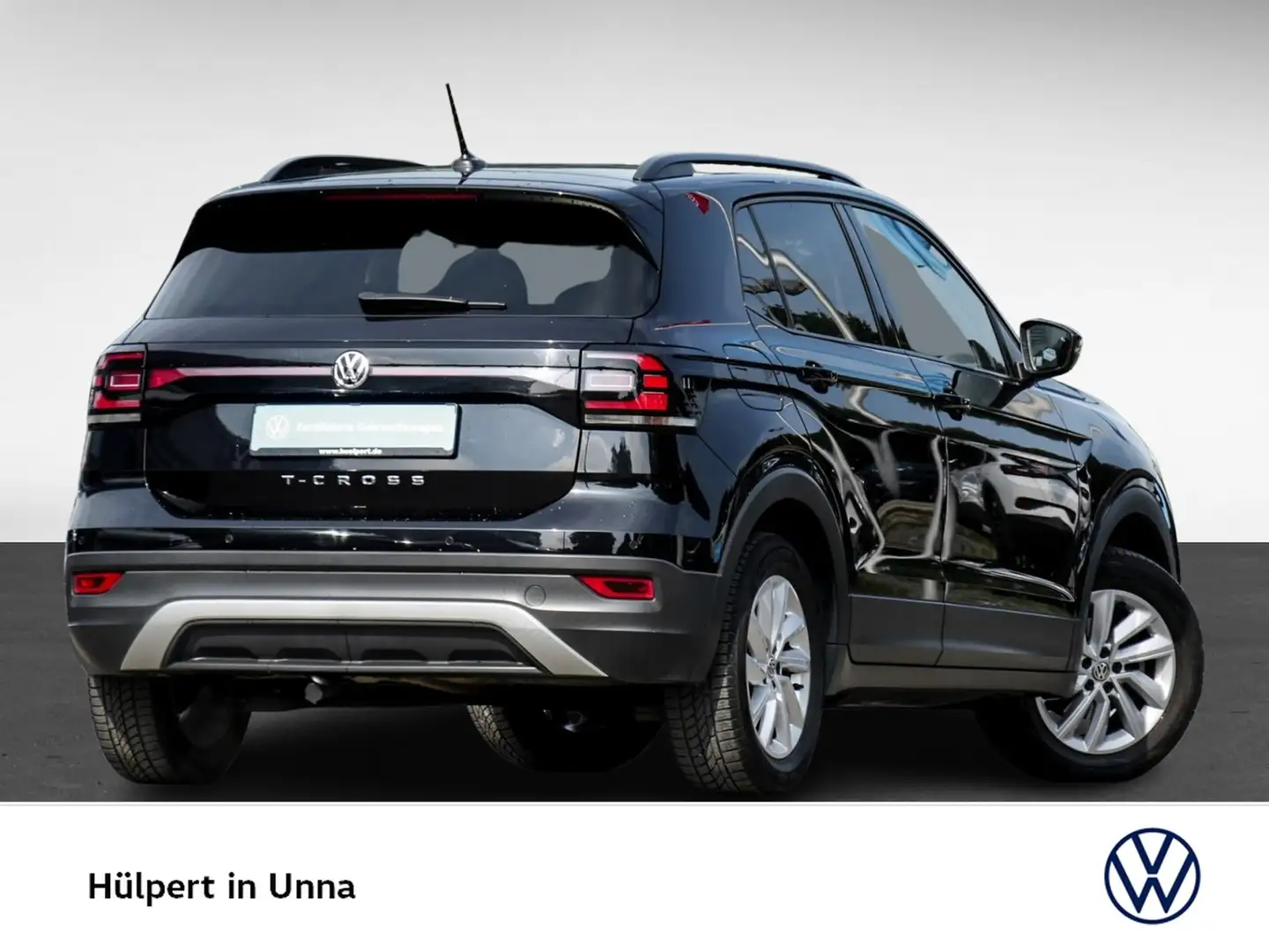 Volkswagen T-Cross 1.0 LIFE AHK ALU NAVI BLUETOOTH EINPARKH Чорний - 2