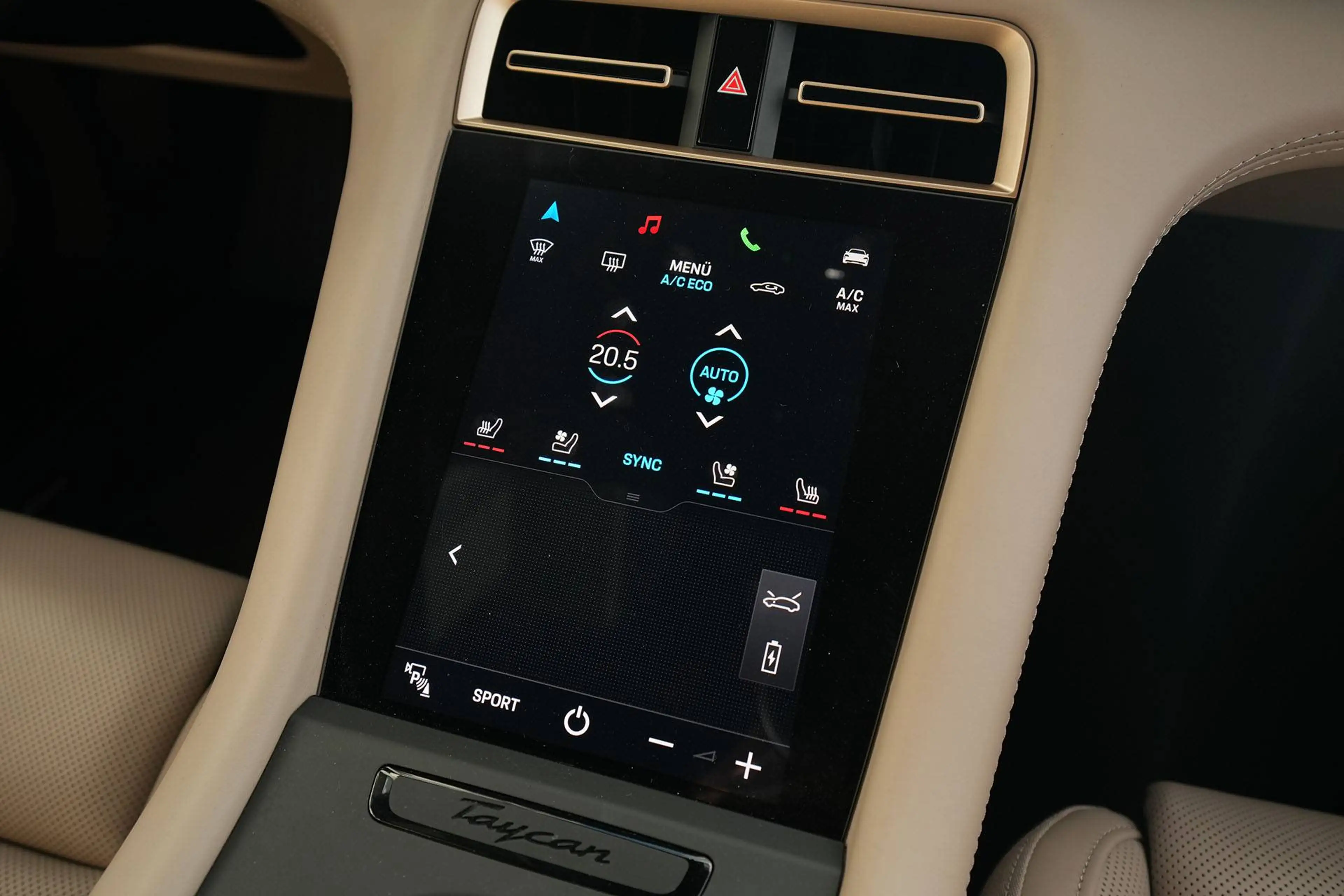 Porsche Taycan Taycan 4S Cross Turismo COFFEEBEIGE-LEDER BEIGE — photo 22