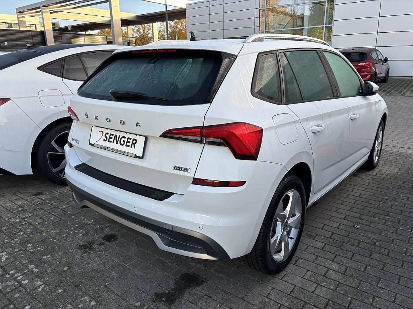Skoda Kamiq 1.0 TGI Style PDC LED SHZ Smart-Link Blanc - 2
