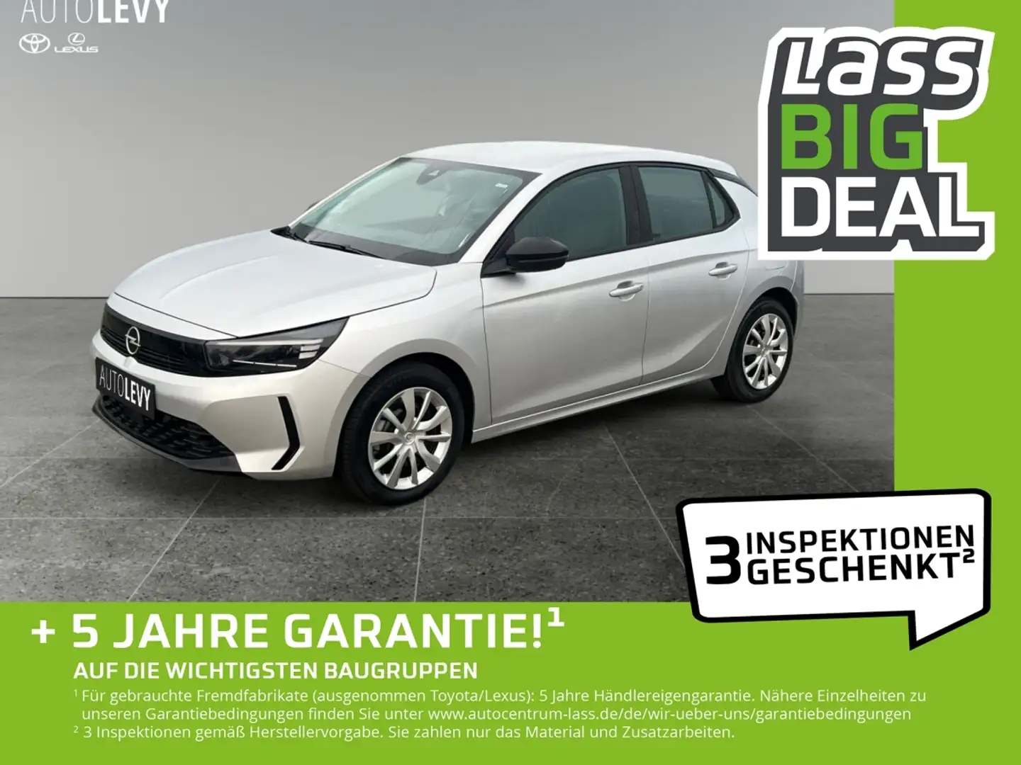 Opel Corsa F Argent - 1