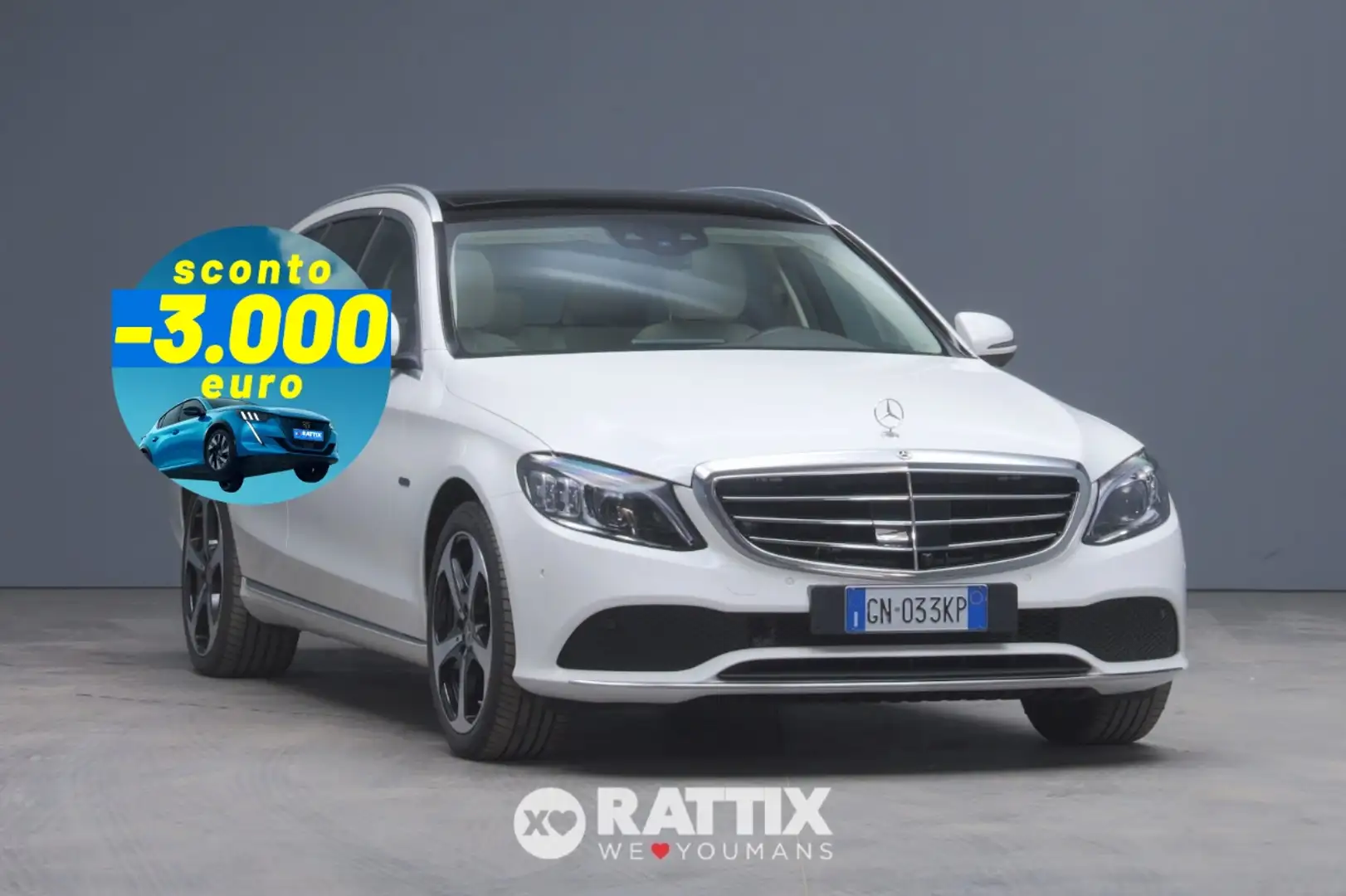 Mercedes-Benz C 300 de EQ-Power SW Executive Auto + tetto apribile Bianco - 1