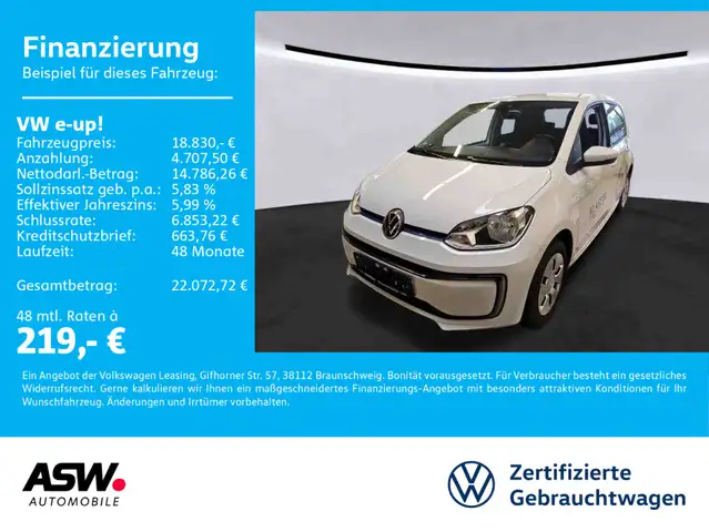 Volkswagen up! move up! Edition Climatronic RFK PDC GRA