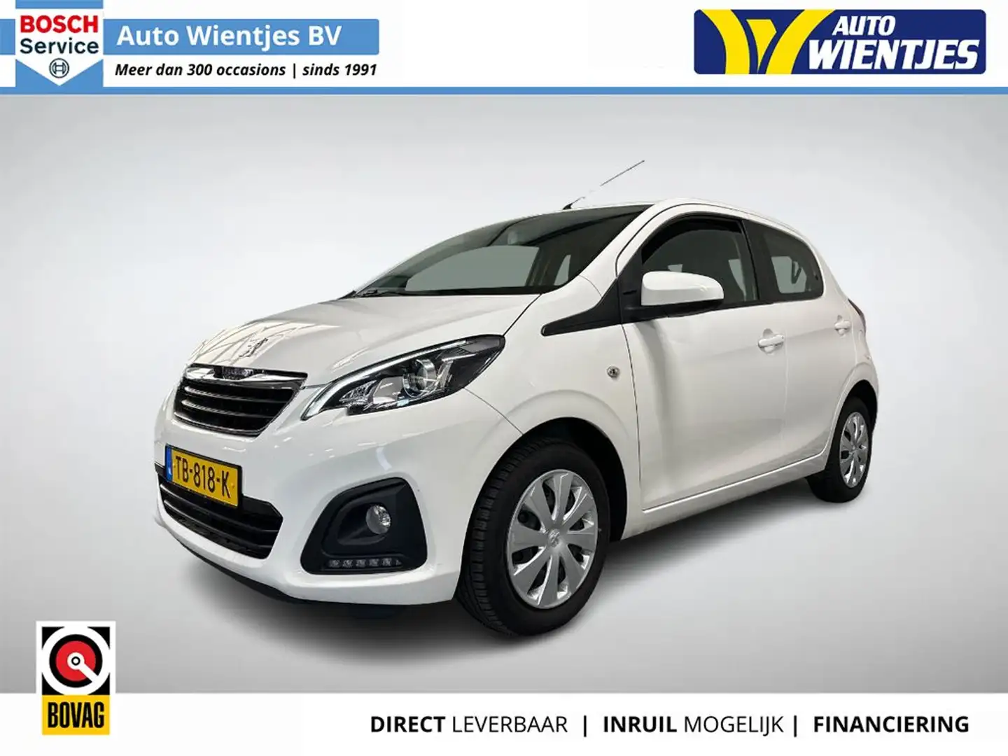 Peugeot 108 1.0 e-VTi | Active 5-Drs | Airco Blanc - 1