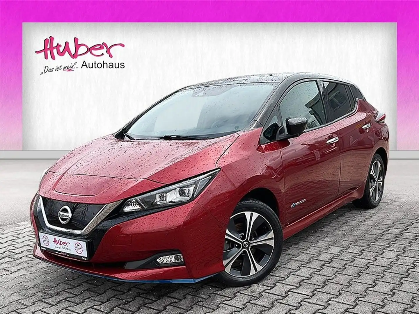 Nissan Leaf TEKNA 62 kWh (* AUTOMATIK * BOSE * NAVI *) Roşu - 1