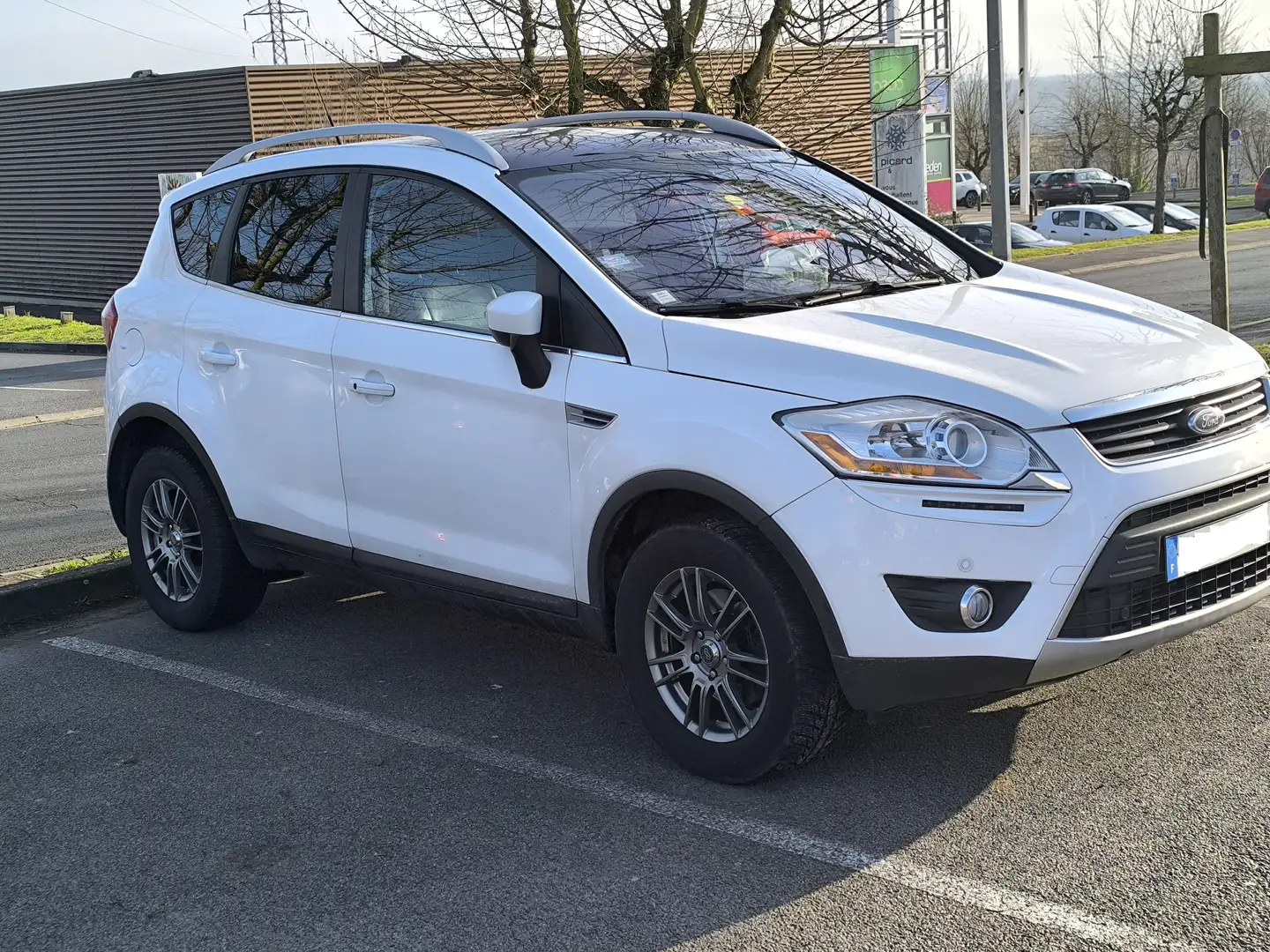 Ford Kuga Kuga 2.0 TDCi 163 DPF 4x4 Titanium Powershift A Blanc - 1
