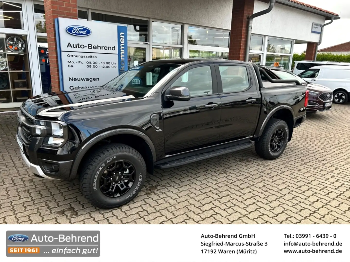 Ford Ranger Tremor 4WD Doppelkabine Laderraumrollo Navigation Schwarz - 1